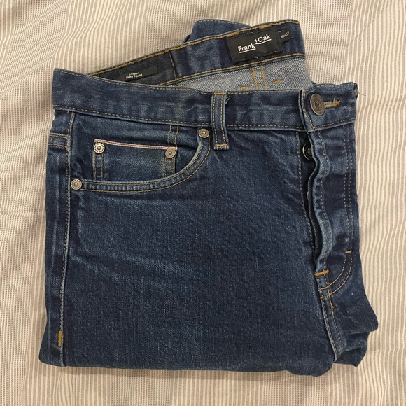 Frank + Oak Cooper Slim Jeans - 30 x 32 - Navy - Picture 2 of 5